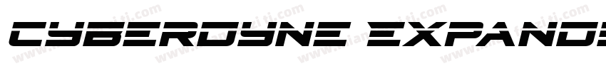 Cyberdyne Expanded Italic Expanded字体转换
